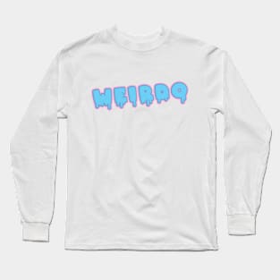 Pastel Slime Weirdo on White Long Sleeve T-Shirt